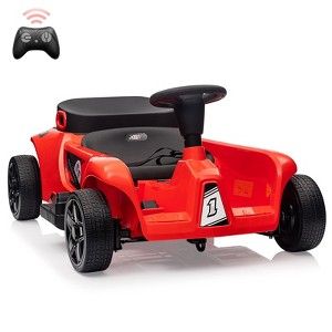24V Kids Ride On Vehicles Toy with Remote Control,  2 Seaters Inner+Outer Driver Pedal, 7Ah Battery,  Electric Car Toy for Toddlers - 1 of 4