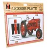 IH Logo with IH Farmall Tractor Metal License Plate, 11.875in x 6in 42067 - 3 of 3