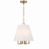 Crystorama Lighting Westwood 4 - Light Chandelier in  Vibrant Gold - 3 of 4