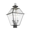Livex Lighting Westover 3 - Light Post Light in  Charcoal - 3 of 4