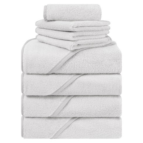 Piccocasa Soft 100% Combed Cotton 600 Gsm Highly Absorbent For Bathroom  Shower Bath Towel Set : Target