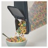 LunaLulinlk Two-Pack Cereal Boxes, Plastic, 24 Cups - Dark Gray - 4 of 4