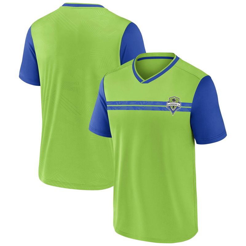 MLS Seattle Sounders Men's Shoot Out V-Neck Jersey, 1 of 4