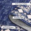 Acekool 5x7 Washable Rug – Modern Geometric Indoor Carpet, Non-Slip Ultra-Thin Floor Mat for Living Room & Bedroom - 4 of 4