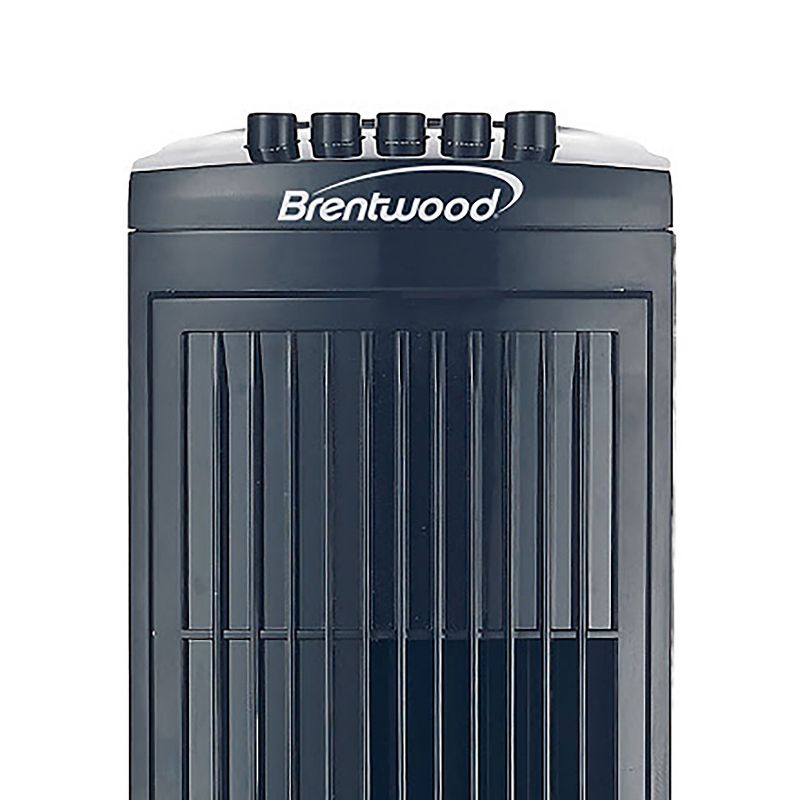 Brentwood 30 inch Oscillating Tower Fan in Black, 2 of 4