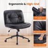 CAVINAS Office Chair with  Wide Seat,Swivel Computer Chair with Wheels for Adult,Student - 4 of 4