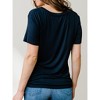 ABLE Women's Mae Drapey Tee - 4 of 4