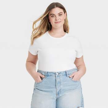Women's Shrunken Short Sleeve T-Shirt - Universal Thread™ 