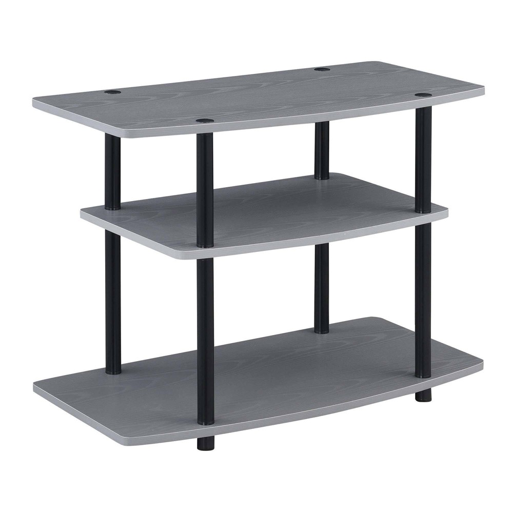 Photos - Mount/Stand Designs2Go 3 Tier TV Stand for TVs up to 32" Gray/Black - Breighton Home