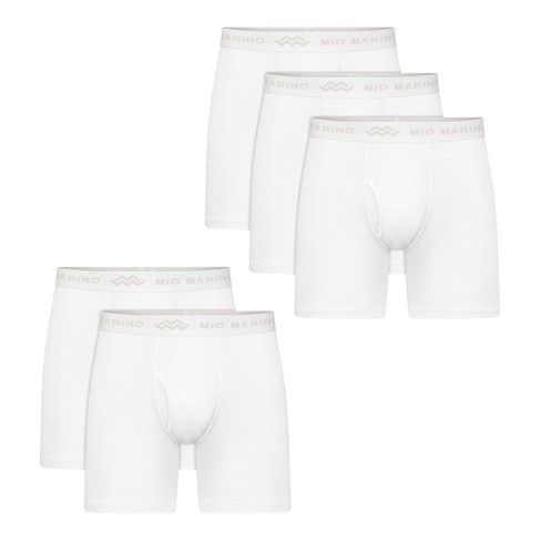 Mio Marino Mens Underwear Boxer Briefs - Snug Fit - 3 Pack in
