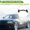 Unique Bargains Roll Bar Grab Grip Handle Holder for Jeep Wrangler YJ TJ LJ JK JL Sports 1987-2021 Nylon PVC 4 Pcs - 3 of 4