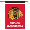 Briarwood Lane Chicago Blackhawks House Flag NHL Licensed 28" x 40" - 2 of 4