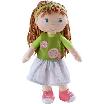 HABA Hedda 12" Soft Doll - Machine Washable with Embroidered Face