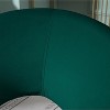 Maliang Velvet Upholstered Accent Chair with Gold Tone Finished Base - 2 of 4