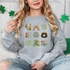 Simply Sage Market Women's Graphic Sweatshirt St. Patrick's Icons Chart - 2 of 3