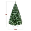Best Choice Products Artificial Christmas Tree, Premium Unlit Pine Design, Dense Branches  w/Easy Assembly - Frosted Pine - 2 of 4