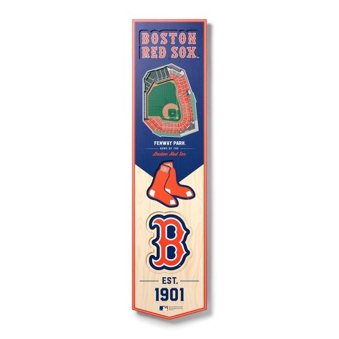 8" x 32" MLB Boston Red Sox 3D Stadium Banner - image 1 of 4