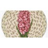 Earth Rugs Hyacinth Flower Printed Round Jute Trivet – 10" Table Protector - 2 of 3