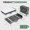 KWPZQEB Folding Bed with Mattress for Adults, Twin Size, Portable Foldable Bed with Luxurious Memory Foam Mattress & Metal Frame, Fold Up & Hideaway - 4 of 4