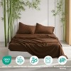 3/4 Pieces Bamboo Viscose Bed Sheet Set, Super Breathable & Cooling Bedding Set - NTBAY - 3 of 4
