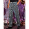 Lars Amadeus Men's Disco Glitter Pattern Printed Sparkling Pants - 2 of 4