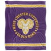 West Chester University Primary Logo Silky Touch Blanket White 50x60 - 2 of 4
