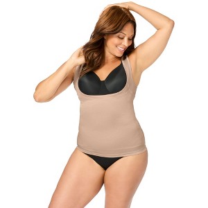 Secret Solutions Power Shaper Firm Control Wear-Your-Own-Bra Shaper Tank - 1 of 2