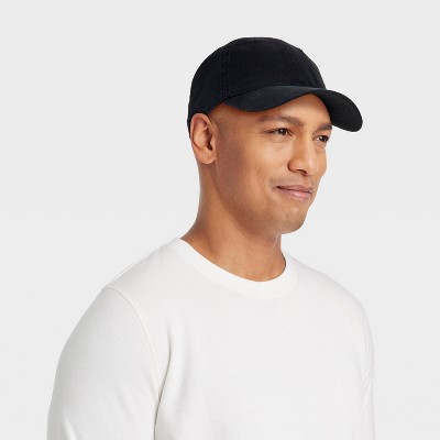 Men's Cotton Washed Baseball Hat - Goodfellow & Co Black - image 2