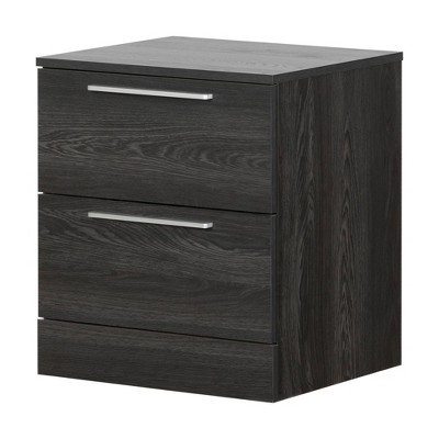 Step One Essential 2 Drawer Nightstand Gray Oak - South Shore