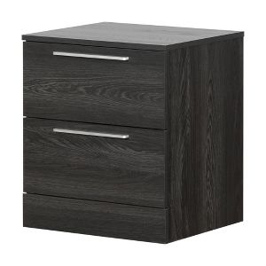 Step One Essential 2 Drawer Nightstand Gray Oak South Shore Target