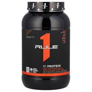 Rule One Proteins R1 Protein Powder Drink Mix, Chocolate Fudge, 1.98 lb (896 g) - 1 of 2