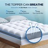 Premium Memory Foam Mattress Topper 2" For Plush Pillow Top King Mattress Topper with Breathable Air Mesh Sides, Deep Pocket Fits 6-21" Mattress - 3 of 4