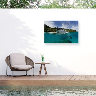 Trademark Fine Art - Andrey Narchuk Dive To Fiji Matted Framed Art