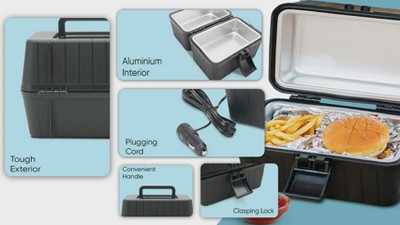 Salton Portable Electric Lunchbox ,Black