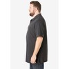 KingSize Longer-Length Shrink-Less Piqué Polo Shirt - image 4 of 4