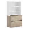 HON 10500 Series Lateral File, 2 Legal/Letter-Size File Drawers, Kingswood Walnut, 36" x 20" x 29.5" - 4 of 4