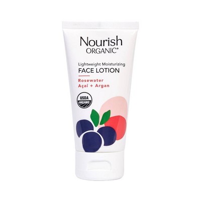Nourish Organic Lightweight Moisturizing Face Lotion 1.7oz