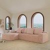 107" Modular Sectional Sofa with Chaise Lounge – Deep Seat Upholstered Couch for Living Room -3irtyhousy - 3 of 4