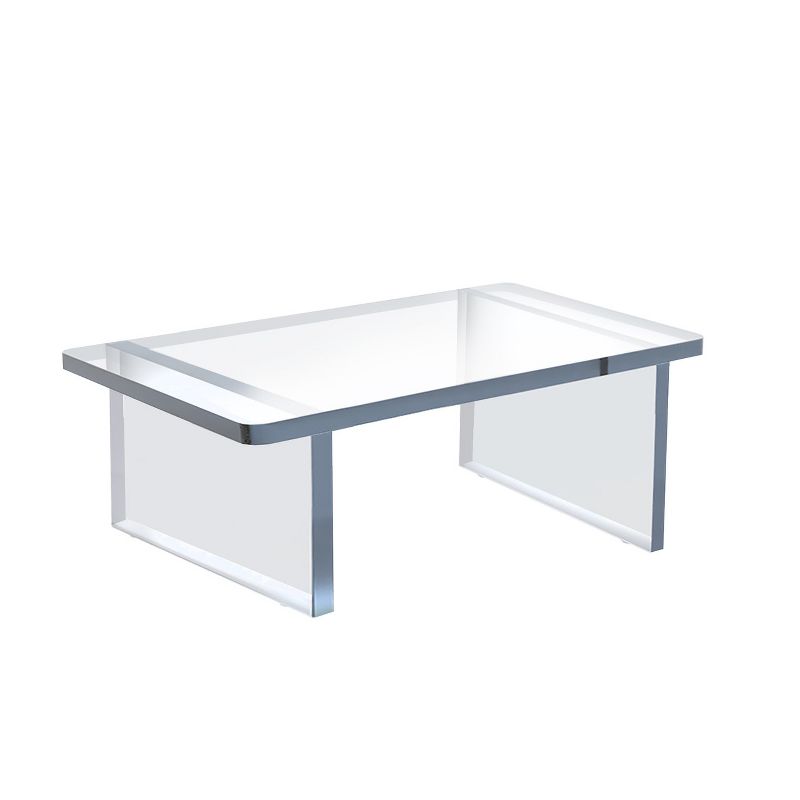Azar Displays Clear Acrylic 11.75"W x 7.75"D x 5"H 1/2" Thick Deluxe Riser w/Bumpers, 3 of 8