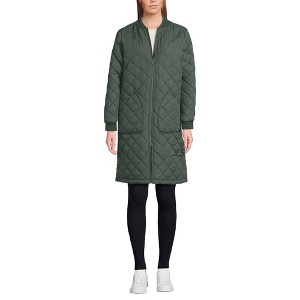 Lands' End Women's FeatherFree Insulated Bomber Coat - 1 of 4