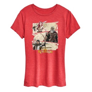 Women's - Lord of the Rings - War of the Rihirrim Group Short Sleeve Graphic T-Shirt - 1 of 4