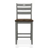 2pk Danforthe Ladder Back Counter Height Chairs - HOMES: Inside + Out - 3 of 4