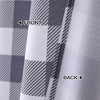 Buffalo Check Gingham Print Rod Pocket Short Kitchen Curtains - 3 of 4