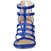 Allegra K Women's Cage Strappy Back Zipper Gladiators Chunky Heels Sandals - 2 of 4