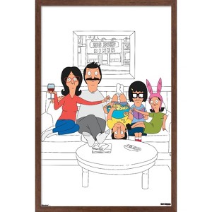 Trends International Bob's Burgers - Couch Framed Wall Poster Prints - 1 of 4