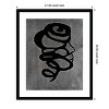 Amanti Art Portrait Coil  IV by Vanna Lam Wood Framed Wall Art Print - 4 of 4