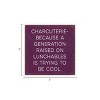 Slickblue Charcuterie Quote Wood Sign – Raised on Lunchables – 7x7 Funny Rustic Kitchen Décor, Multiple Color Options - 3 of 3
