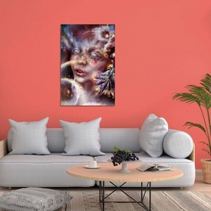 iCanvas The Girl with Celestial Eyes by Faybel Canvas Print Wall Art - 1 of 3