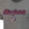NHL Columbus Blue Jackets Women's Gray Fashion T-Shirt - 3 of 3