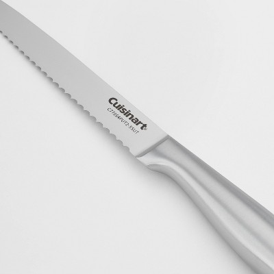 Cuisinart Classic 4pc Stainless Steel Utility Paring Knife Set with Blade Guards Silver